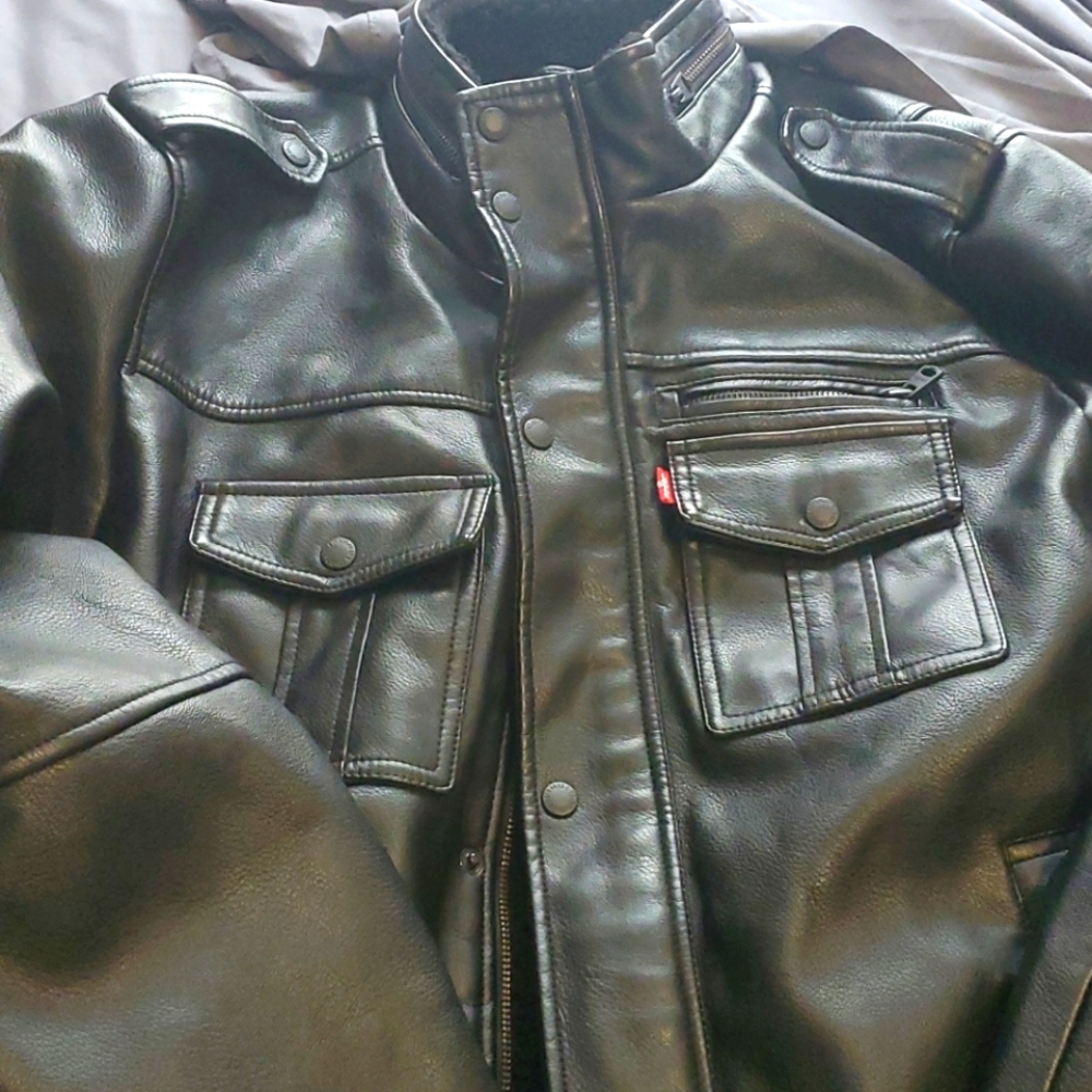 Black Sherpa-lined Jacket